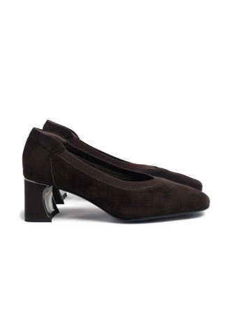 Brown suede shoes 4828 VECHOROVA