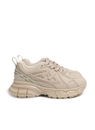 Milk-colored Textile Sneakers 4894 VECHOROVA