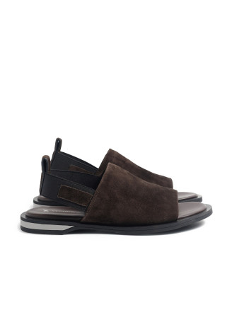 Brown suede sandals 4903 VECHOROVA