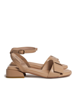 Beige leather sandals 4908 VECHOROVA