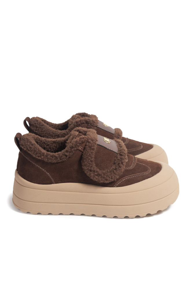 Brown suede sneakers 5037 VECHOROVA - photo 2