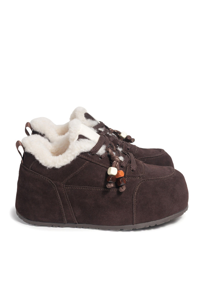 Brown suede sneakers 5039 VECHOROVA - photo 2