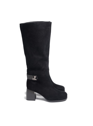 Black suede boots 5079 VECHOROVA