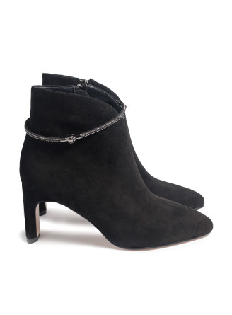 Black suede boots 5100 VECHOROVA