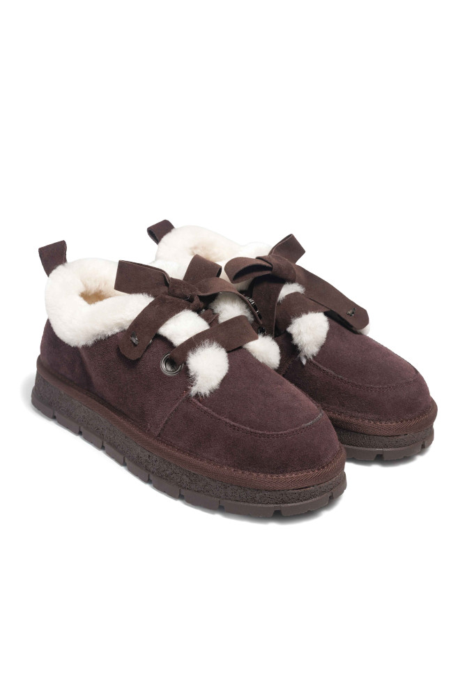 Chocolate suede sneakers 5110 VECHOROVA - photo 1