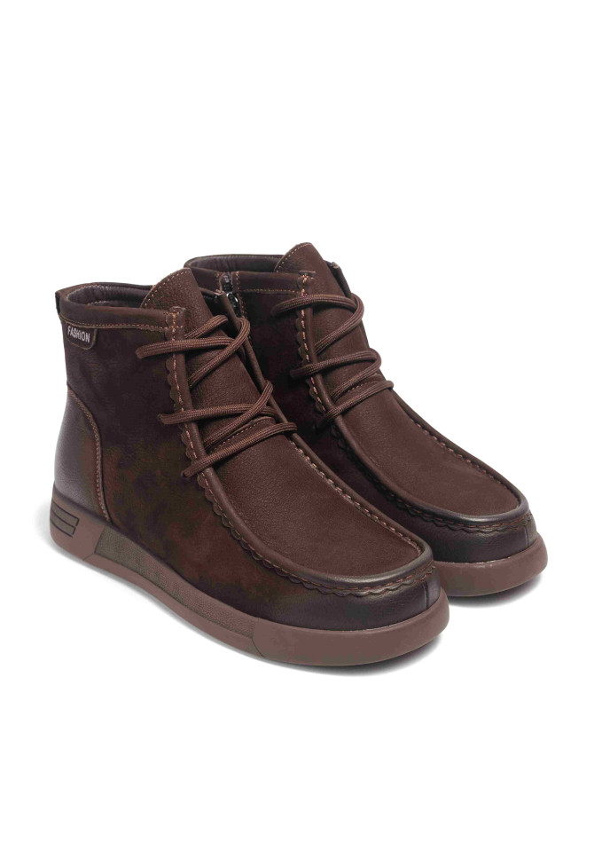 Brown suede boots 5146 VECHOROVA - photo 1